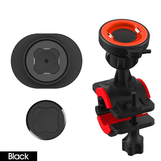 Electric bicycle mobile phone bracket