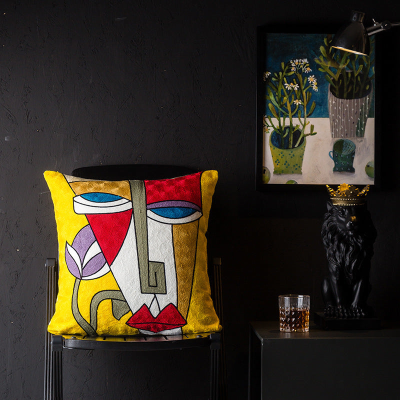 Abstract wind pillowcase