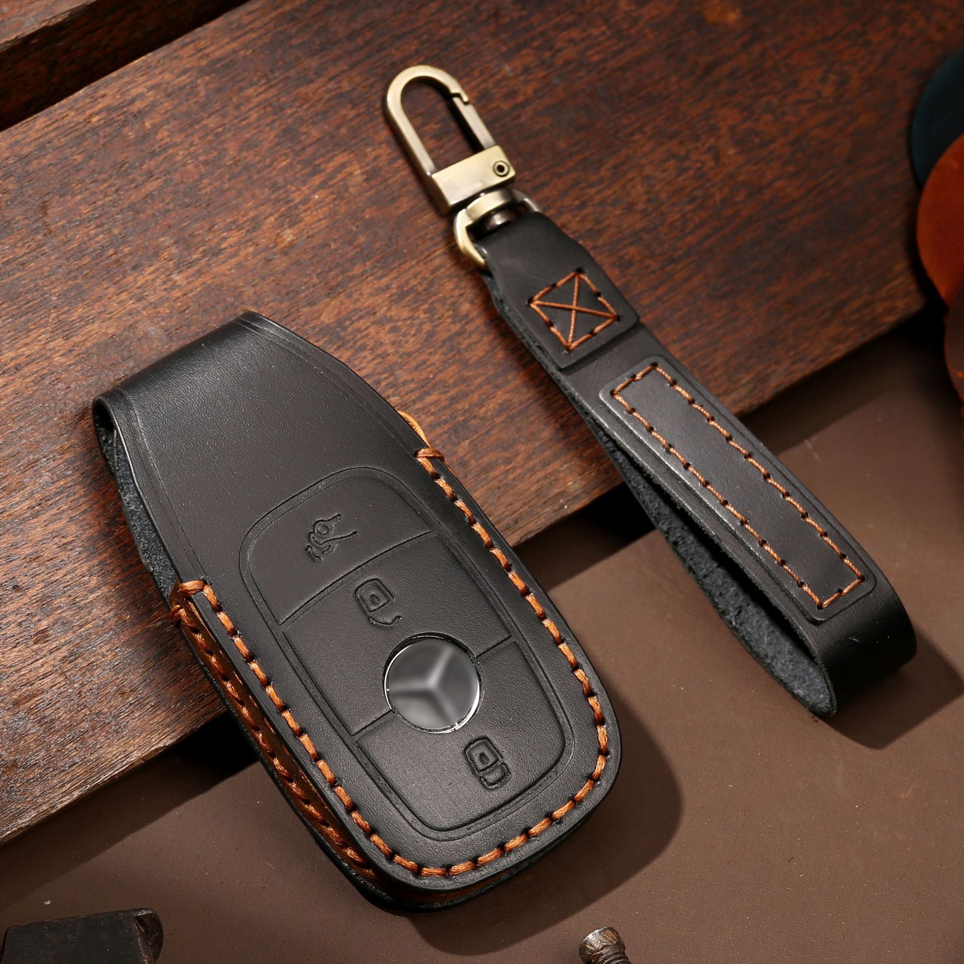 Apply To Car Key Cover Leather