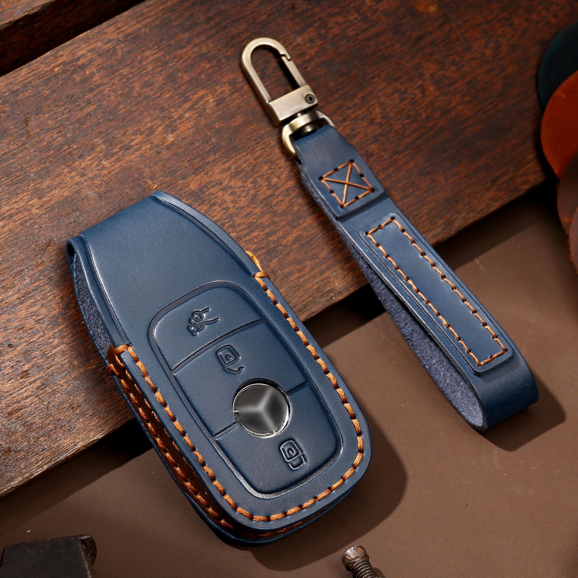 Apply To Car Key Cover Leather