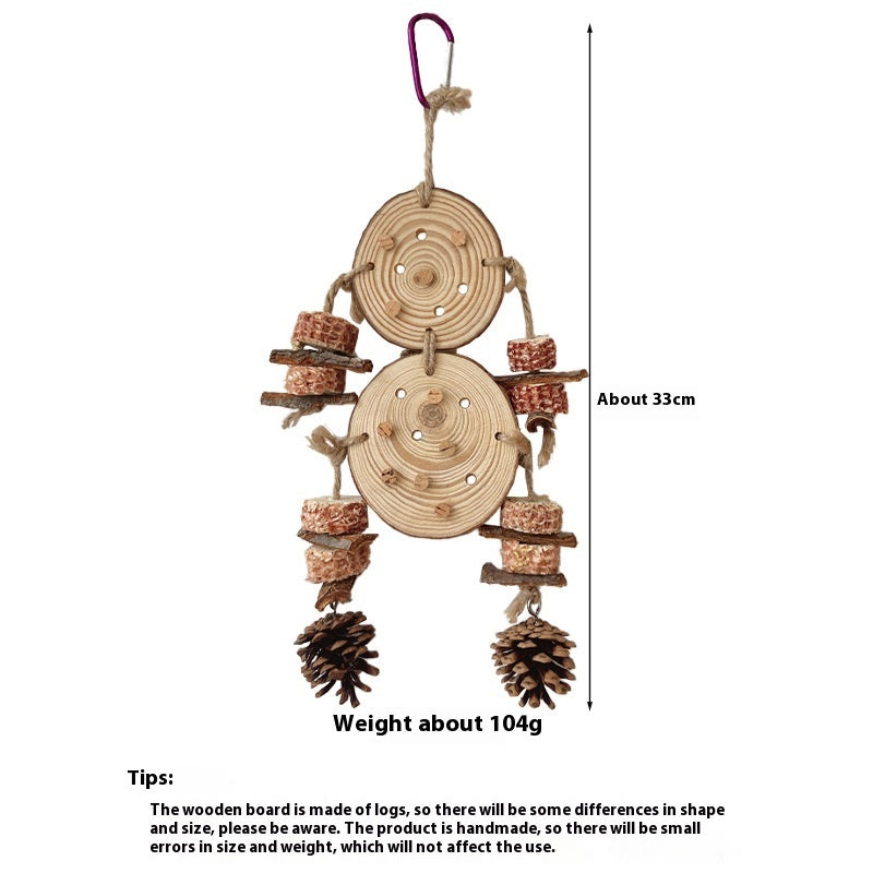 Bird Toys Tear And Relax Pineapple Decorative Pendant
