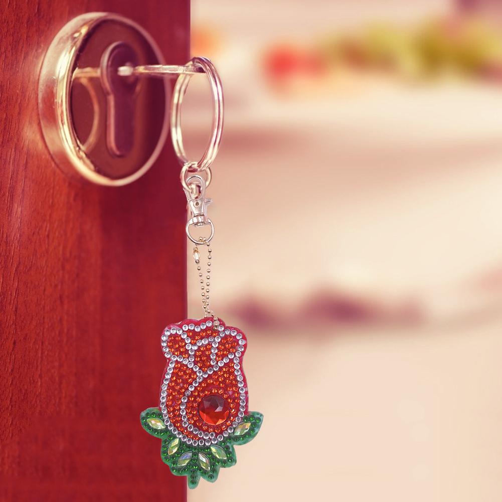 Special-shaped Diamond Diy Diamond Painting Keychain Decorative Pendant