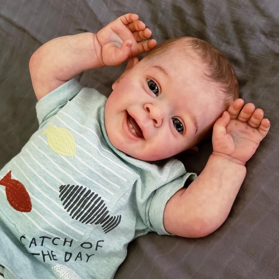 Simulation Baby Rebirth Doll Little Boy