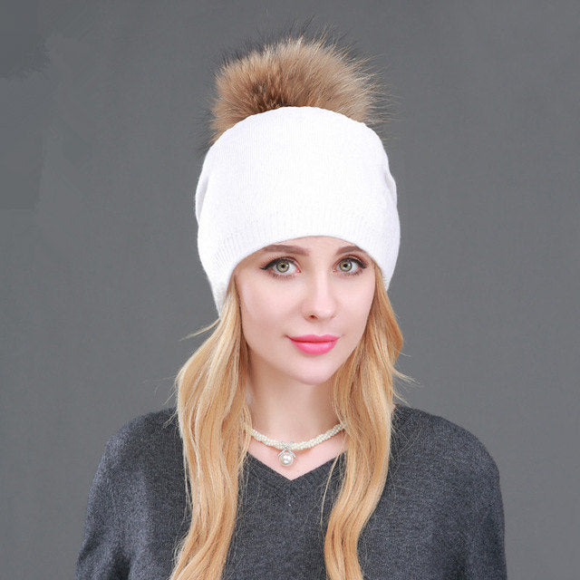 Autumn And Winter Women's Knitted Wool Hat