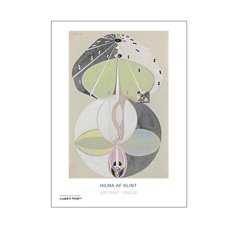 Abstract Color Art Poster Art Gallery Stockholm Decorative Painting
