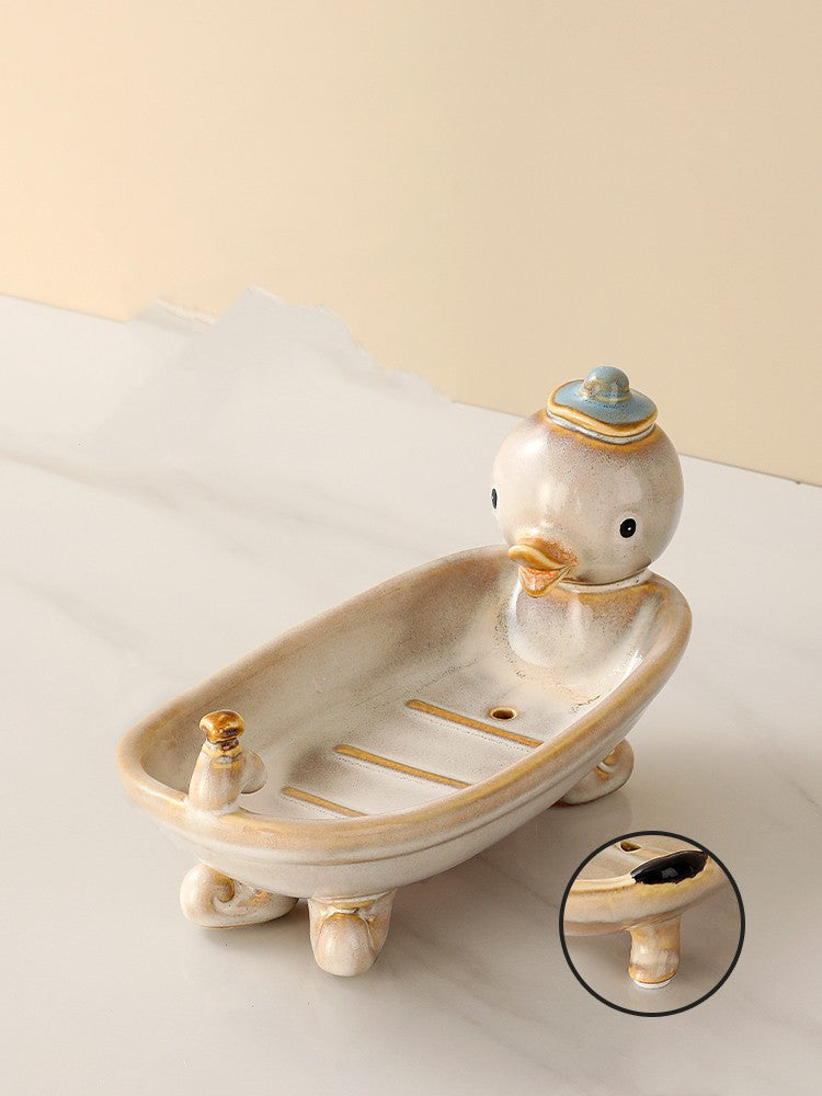 Cartoon Soap Box Household Children's Cute Large Size Toilet Soap Rack