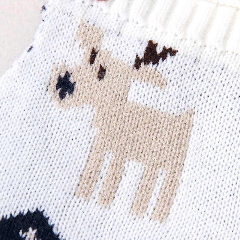 Children's sling Christmas elk jumper