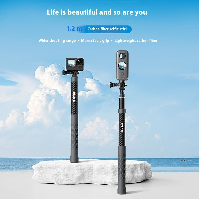 12 M Carbon Fiber Selfie Stick