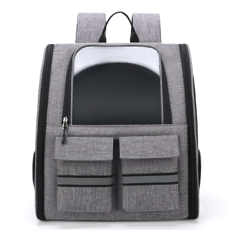Double Shoulder Pull Rod Breathable Foldable Pet Cat Bag