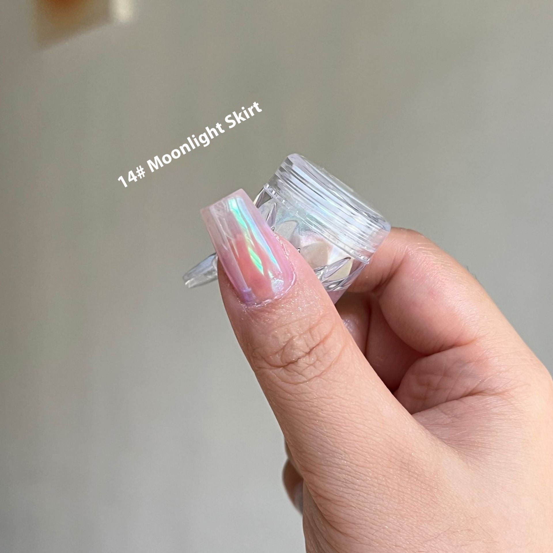 Sky Mirror Aurora Powder Nail Beauty Ornament