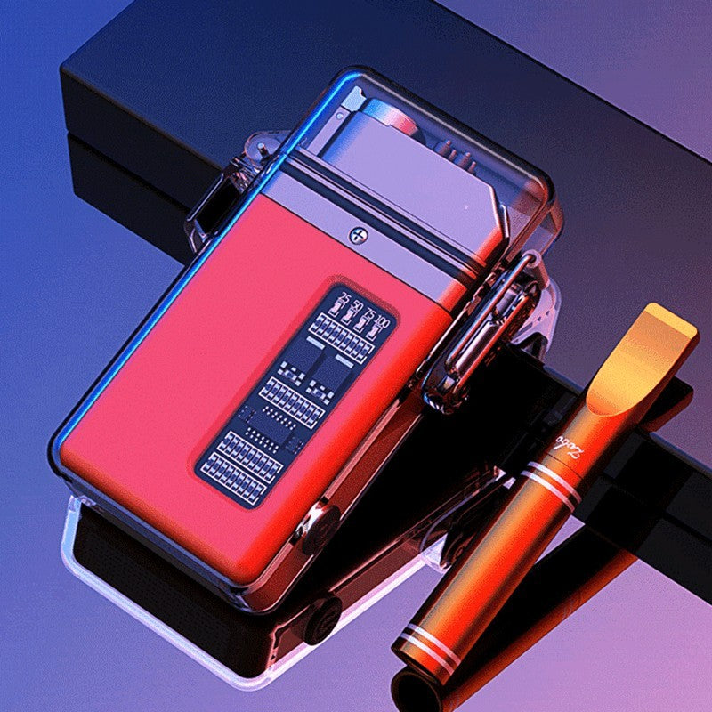 One Machine Three-purpose Multifunctional Lighter Transparent Arc