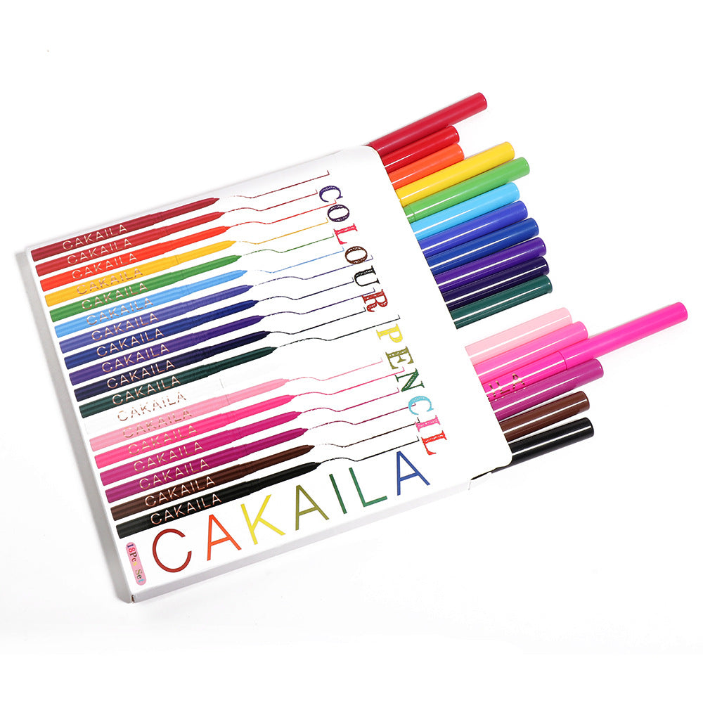 Ladies Fashion Personality 18 Color Eyeliner Set