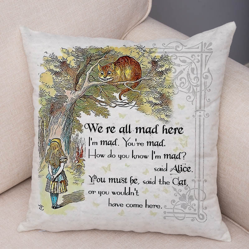 Cartoon Animal Home Sofa Pillow Cushion Cover Digital Printing
