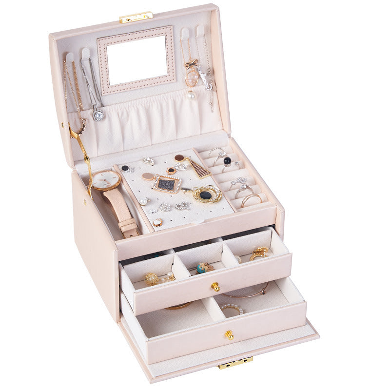 Multi-layer Drawer Jewelry Box Large Capacity Storage