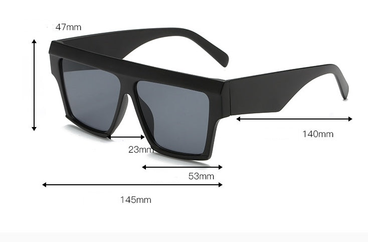 Lunettes de soleil oversize originales