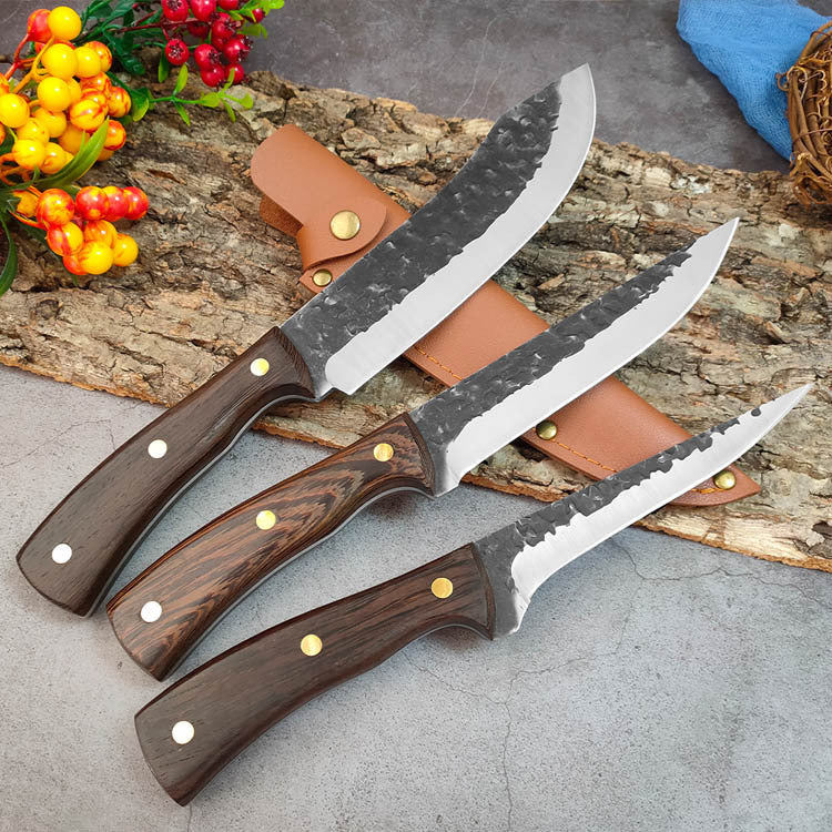 Stainless Steel Pork Stall Meat Cutting Knife