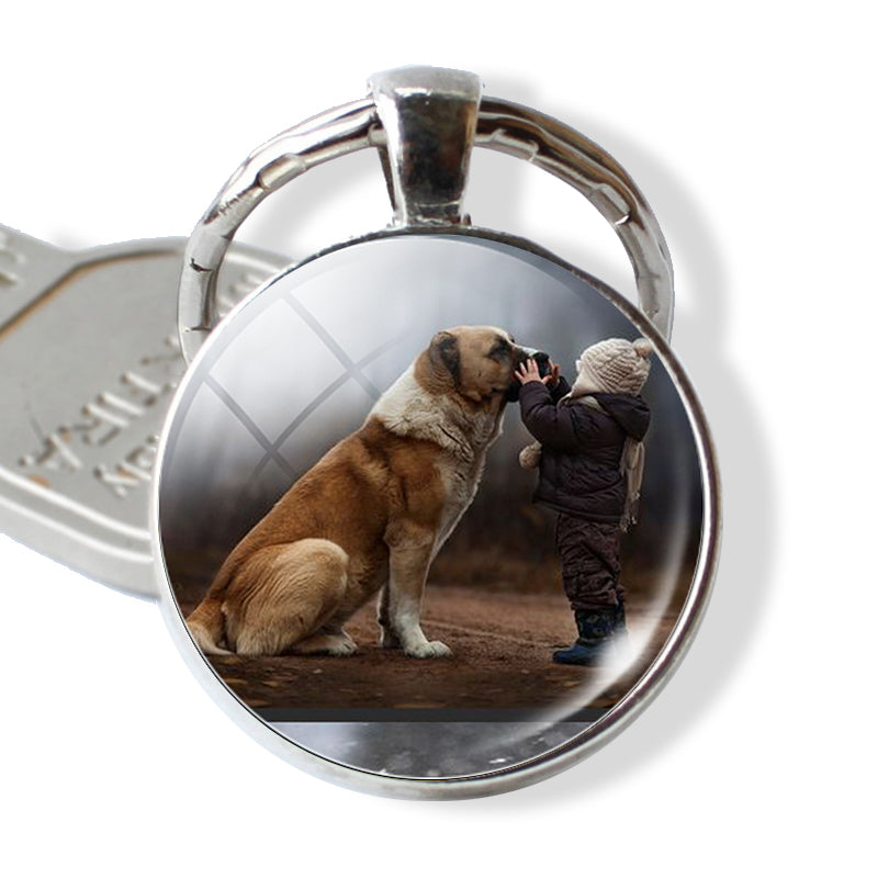 Fashion Personality Time Gem Creative Keychain