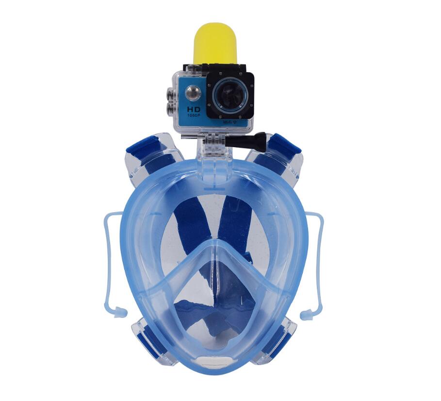 Anti-Fog Full Face Diving Mask GoPro Compatible