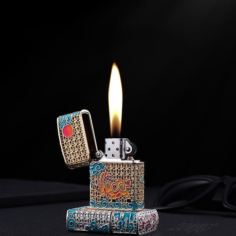 Inlaid Enamel Collection-level Gift Lighter
