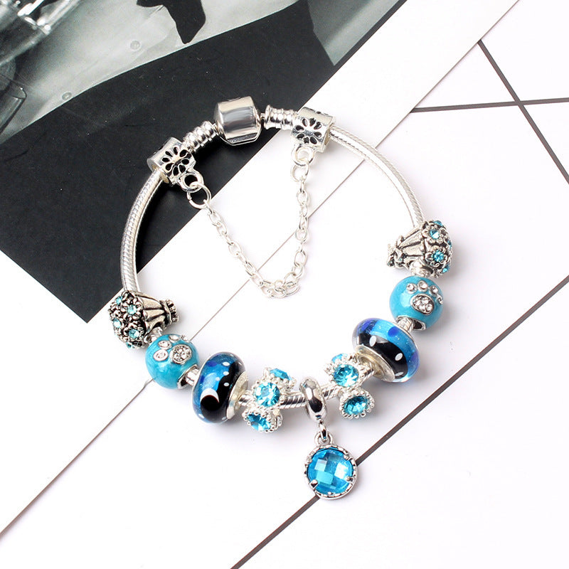 Women's Fashion Blue Starry Sky Bracelet