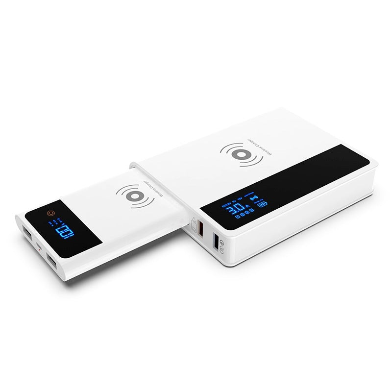 Chargeur trois-en-un sans fil Question Mark Banque d'alimentation QC30QI75 Charge rapide 10 W Adaptateur secteur USB pour téléphone portable