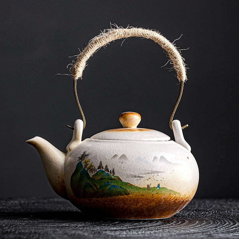 Creative Household Ceramic Large Teapot Tea Set