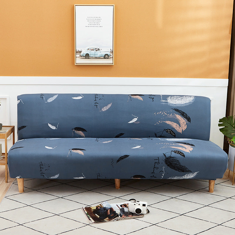 All-Inclusive Stretch Fabric Armless Sofa Towel Sofa Cover