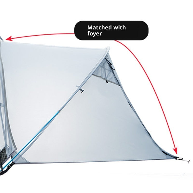 Outdoor Silicone-coated Single Ultra-light Rainproof Tent