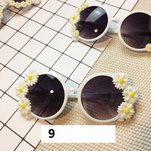 Handmade flower diamond sunglasses