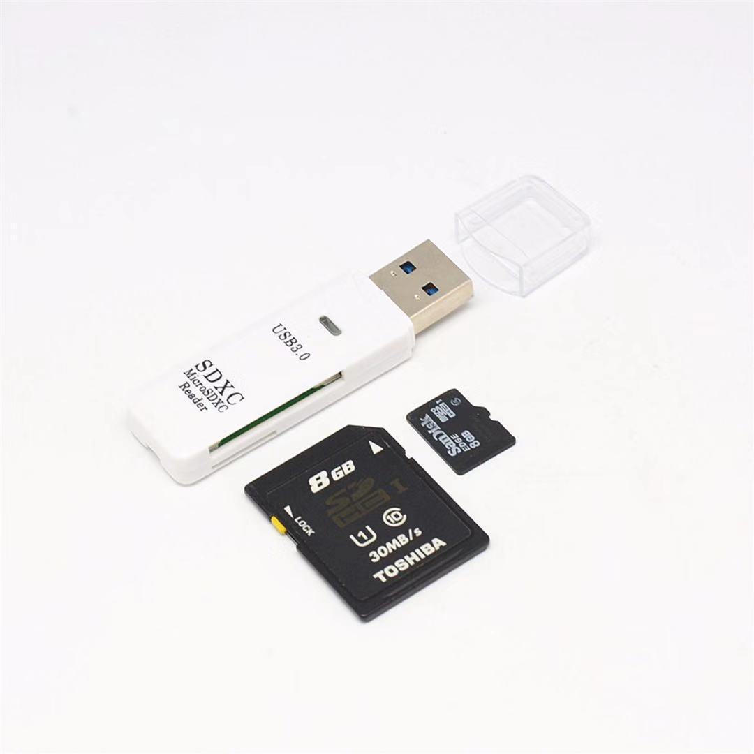 3.0 2-in-1 high-speed card reader