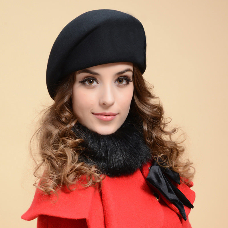 Women's British Outdoor Casual Wool Beret