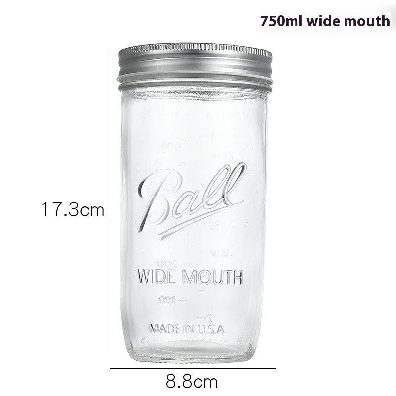 Coctail Glass Mason Cup 16oz Mason Glass Jar With Cover