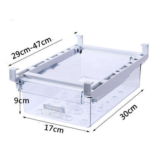 Refrigerator drawer storage box