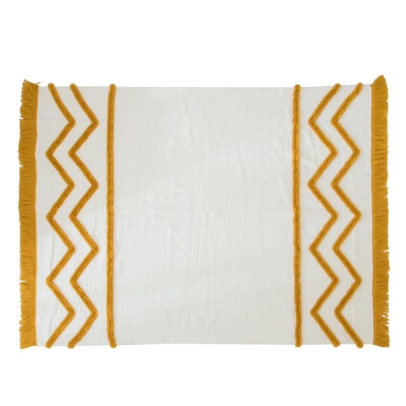 Tassel sofa blanket