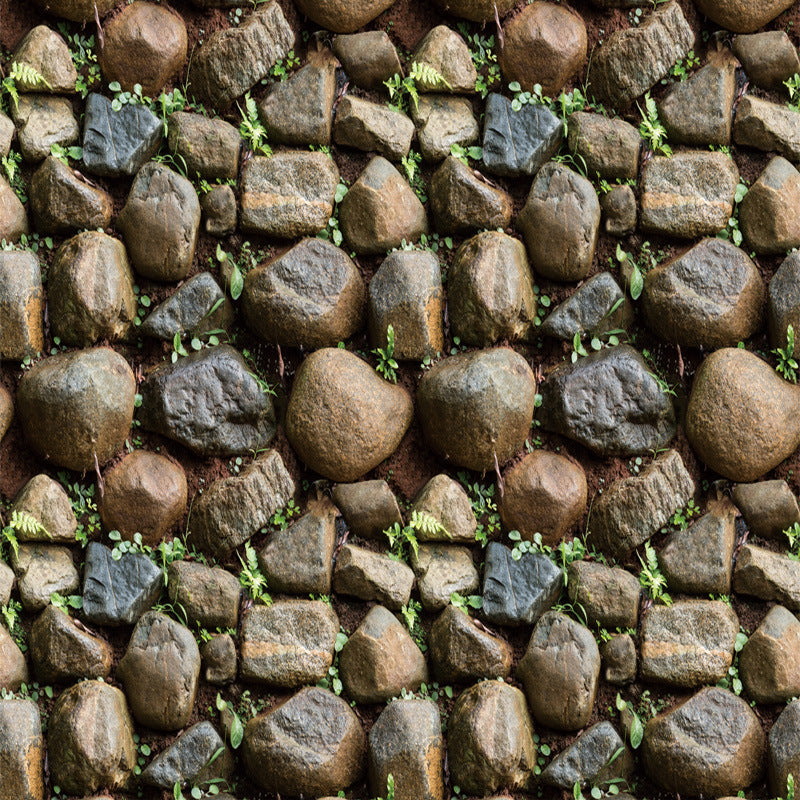 Waterproof stone balcony wallpaper
