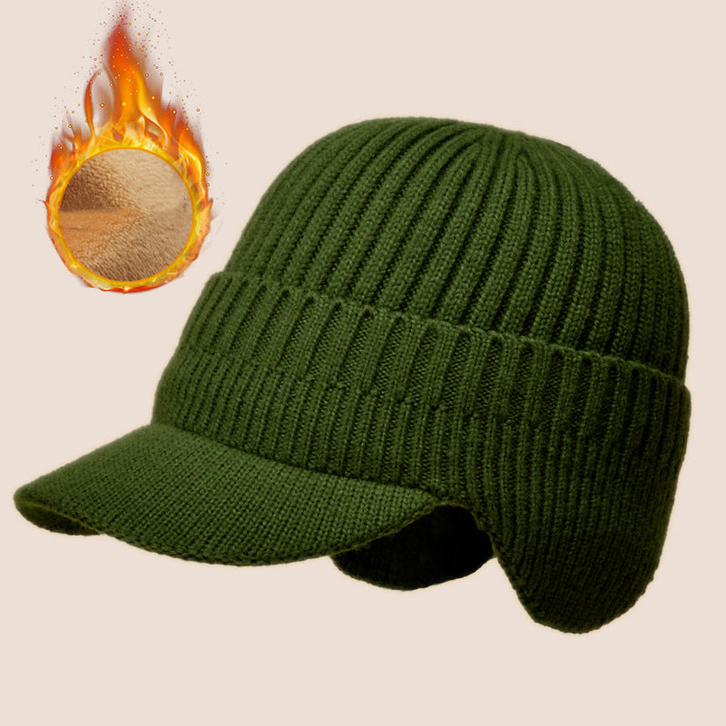 Men's Outdoor Warm Ear Protection Knitted Hat