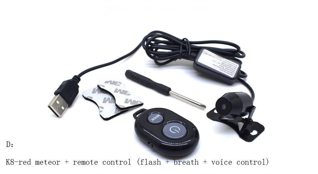 Car interior modification car ceiling lamp armrest box starry meteor lamp starry projection spotlight