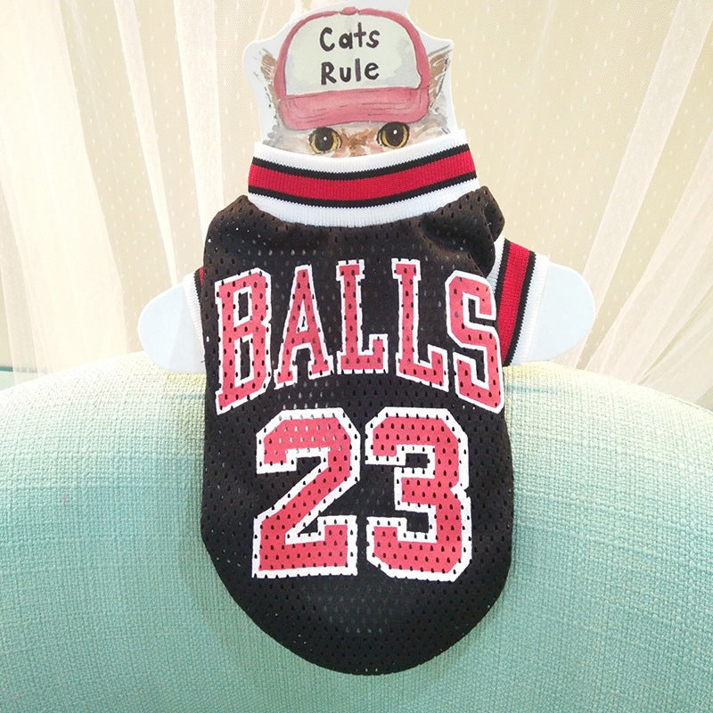 Fashion Personality Pet Sweatshirt Breathable Vest