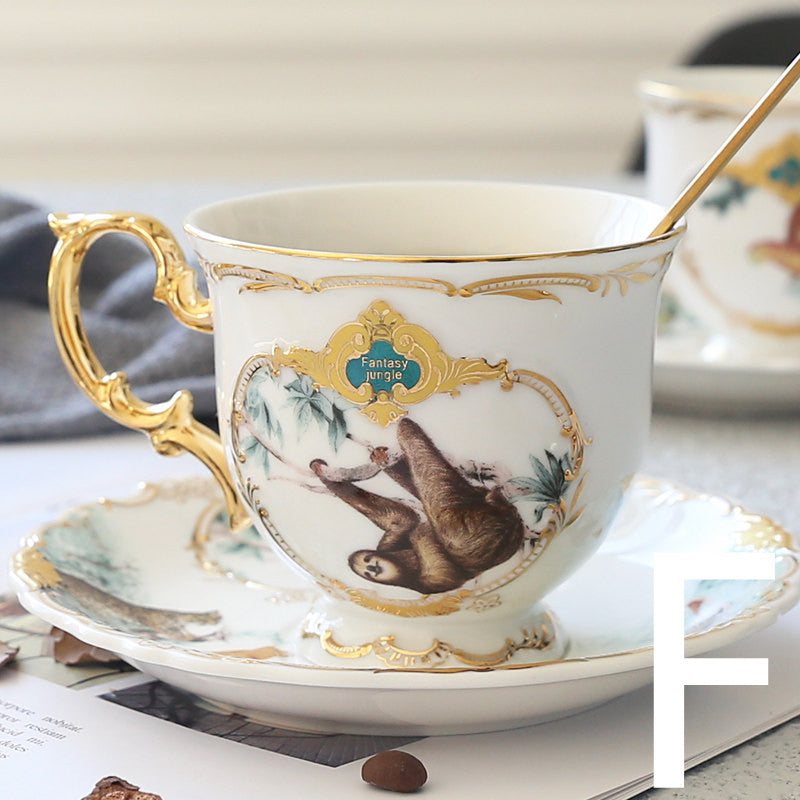 Ensemble de porte-tasses à café en céramique