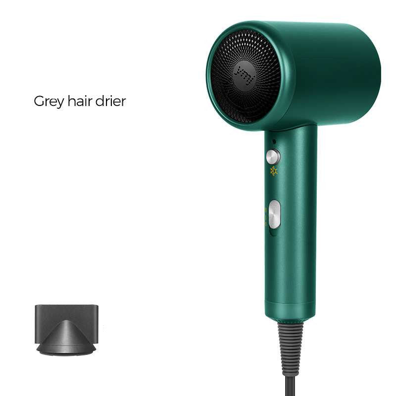 Blue negative ion hair dryer