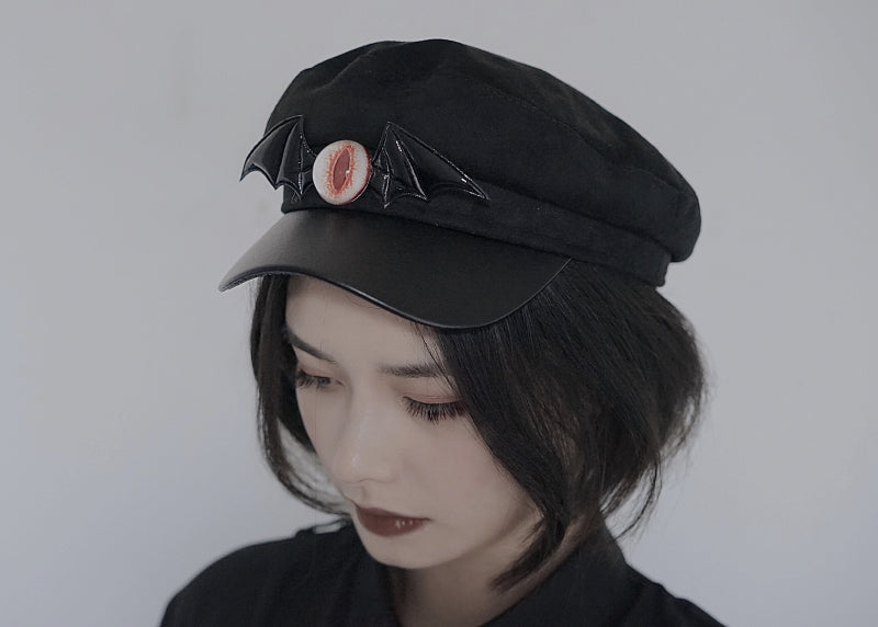 Original Dark Bat Eyeball Beret