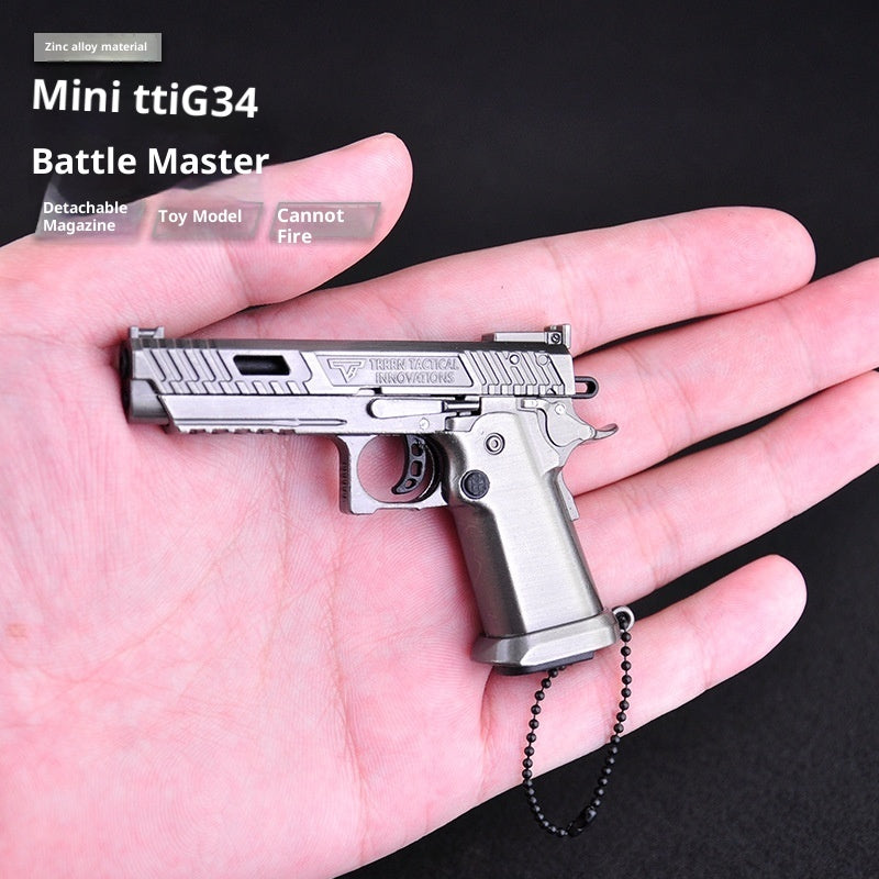 Mini Pendant Pistol Detachable Model Keychain Decoration