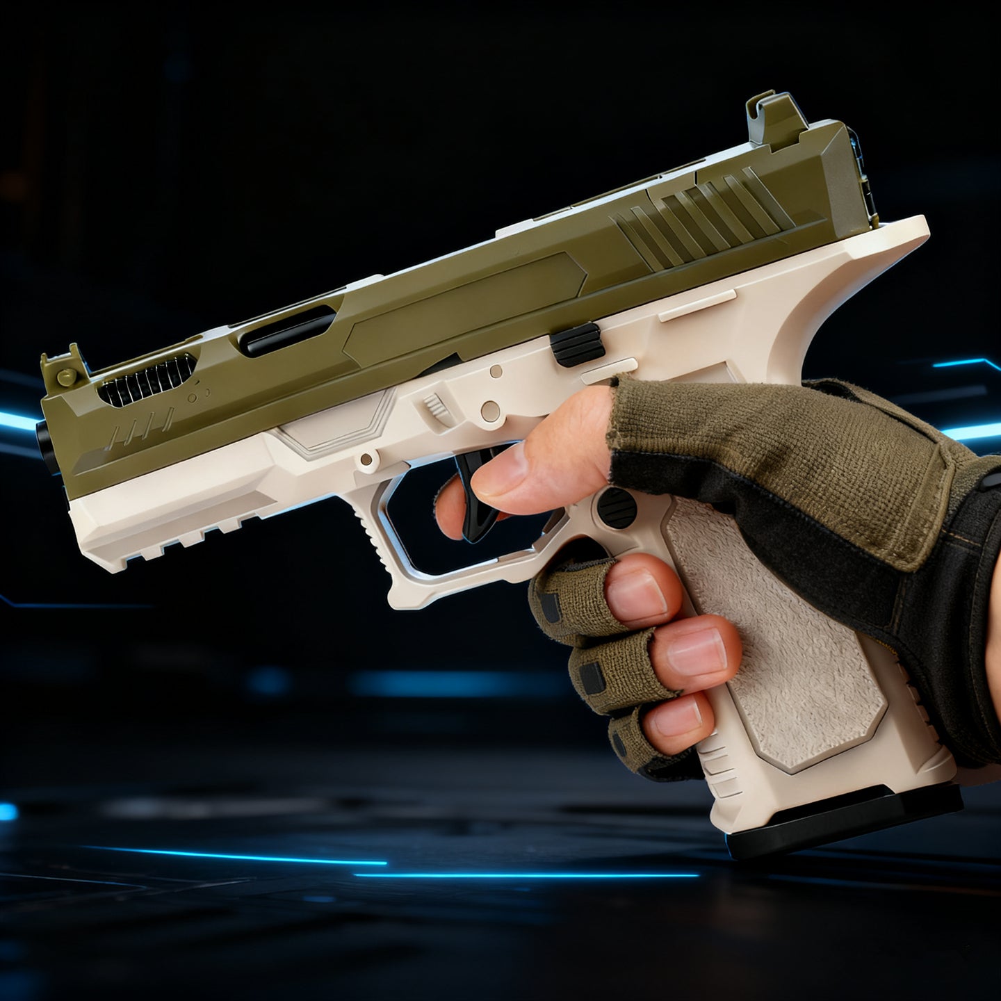 Automatic Loading Continuous Hair Throwing Shell Toy Gun