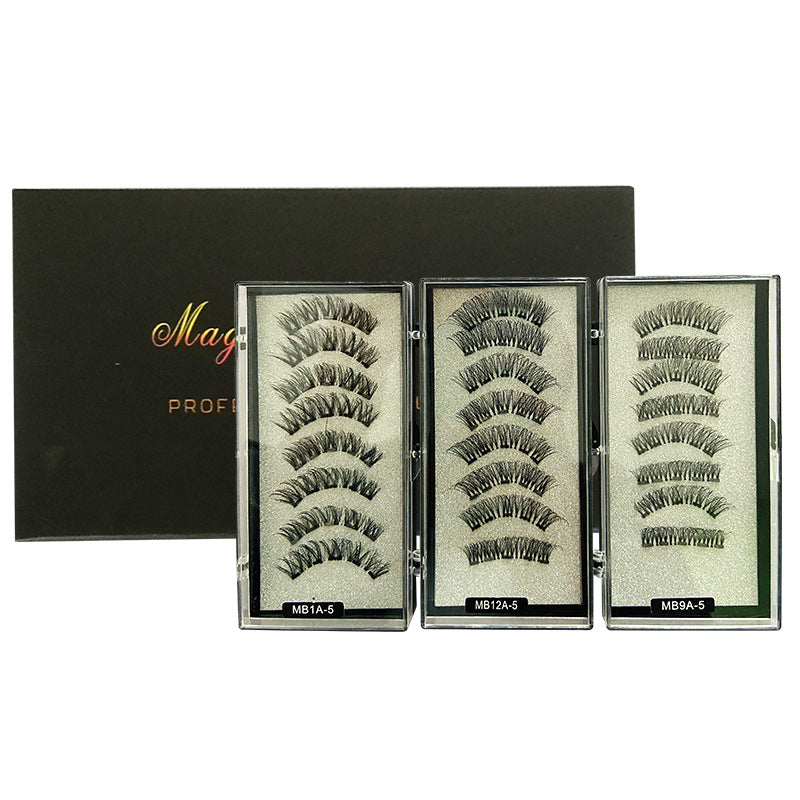 Quantum False Eyelashes Set Magnet Suction