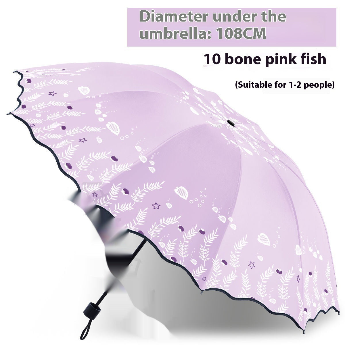 Umbrella Large Double Dual-use Folding Ten-bone Reinforced Sun Umbrella