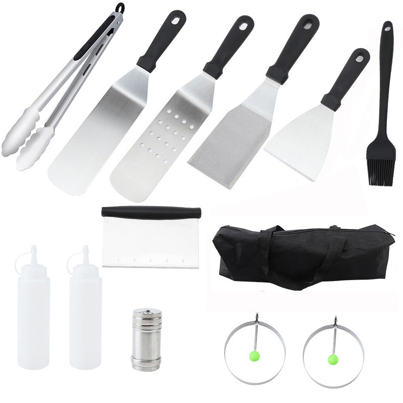 Stainless Steel Barbecue Tool BBQ Barbecue Shovel Combination Portable Set