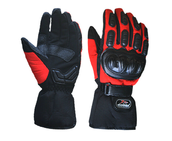 Straight-drive Motorcycle Gloves Winter Cold Protection Full Finger