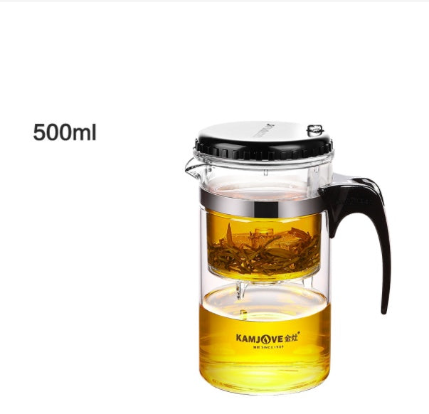 Heat Resistant Glass Filter Elegant Cup Teapot