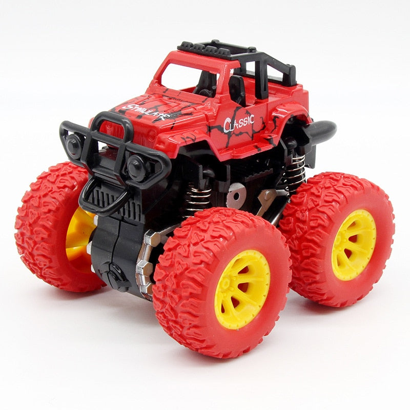 Child boy car toy inertial four-wheel drive off-road vehicle