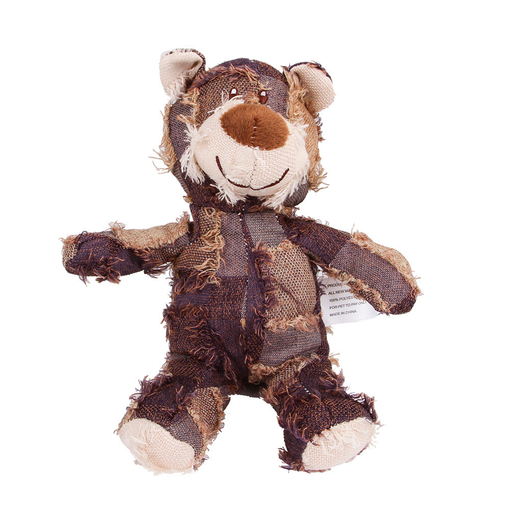 Molar Sound Plush Tooth Cleaning Dog Toy